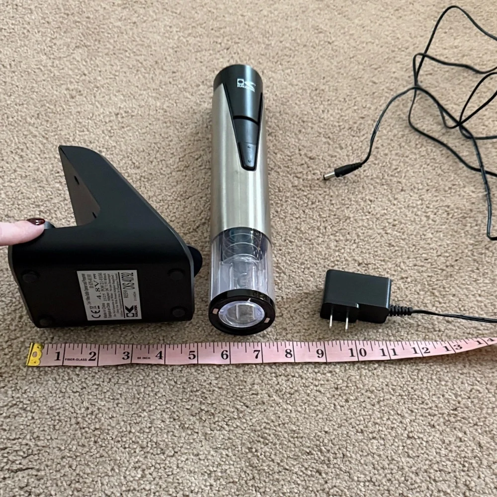Silver Electric Wine Opener